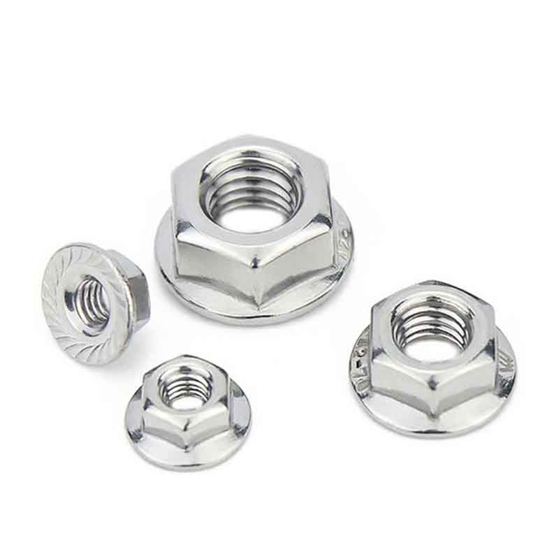 Dado esagonale piegato a freddo con flangia