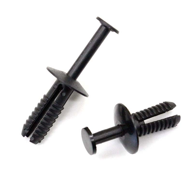 Fermo per clip per rivetti espandibile