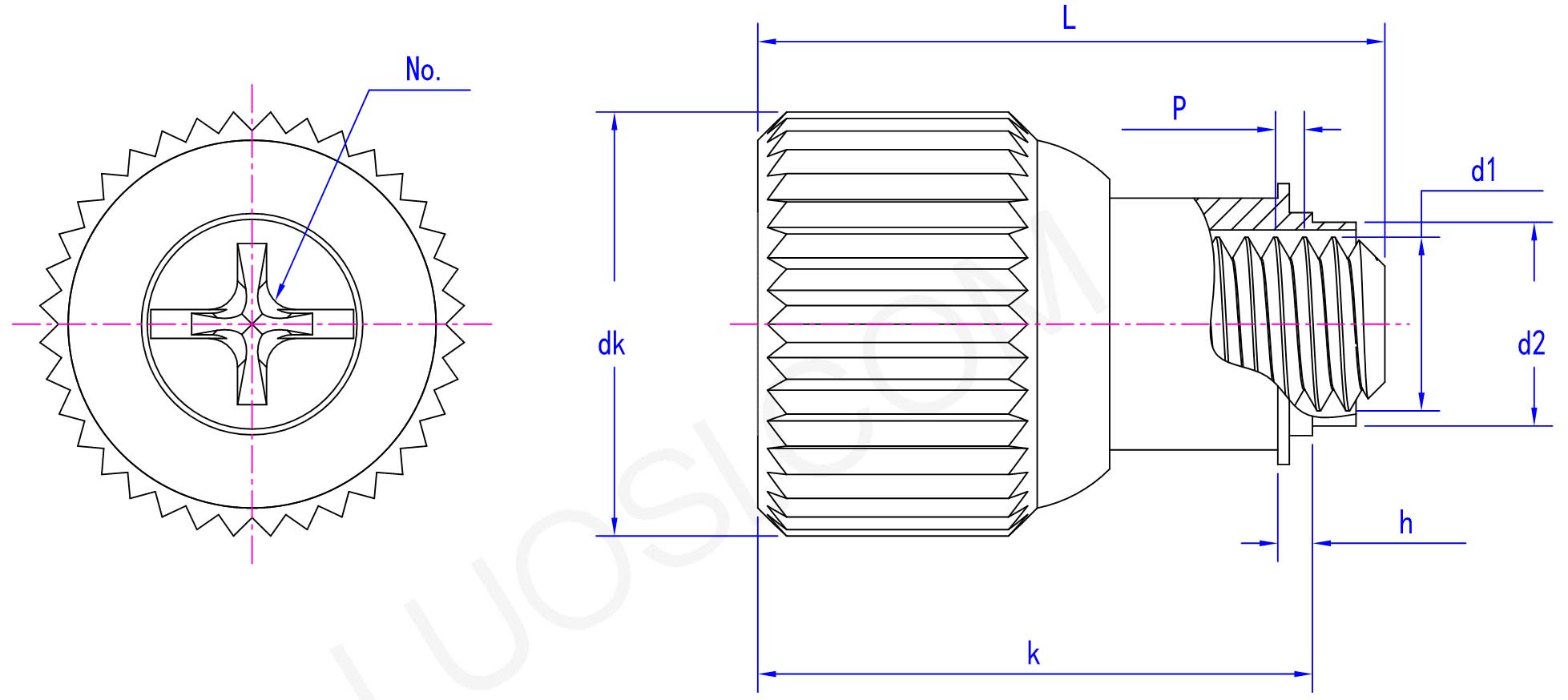 UN floating spring screws