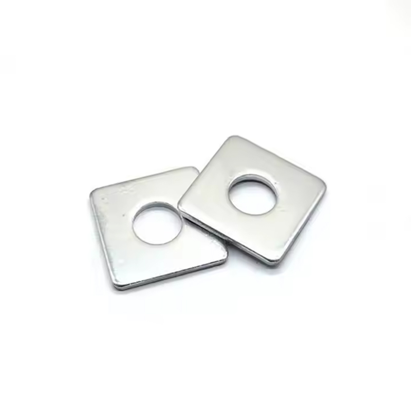 Rondelle quadrate placcate in zinco